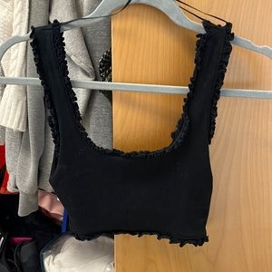 Zara Black Top - small